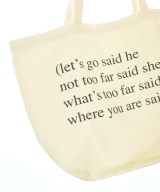 ANN DEMEULEMEESTER（アンドゥムルメステール）トートバッグ 白 サイズ:- メンズ/2200661441169