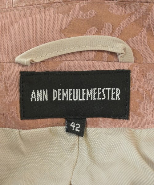 ANN DEMEULEMEESTER（アンドゥムルメステール）カジュアルジャケット ピンク サイズ:42(M位) レディース/2200663839070