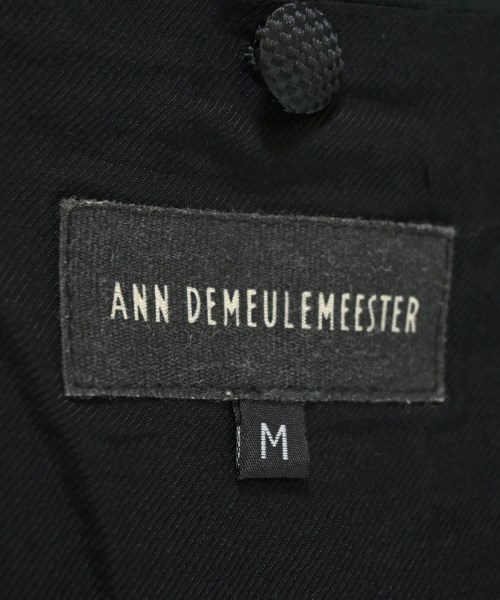 ANN DEMEULEMEESTER（アンドゥムルメステール）ノーカラージャケット 黒 サイズ:M レディース/2200663839087