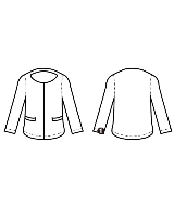 ANN DEMEULEMEESTER（アンドゥムルメステール）ノーカラージャケット 黒 サイズ:M レディース/2200663839087