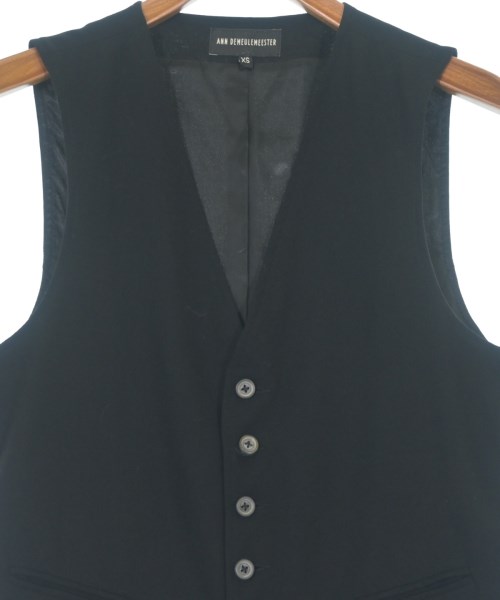 ANN DEMEULEMEESTER（アンドゥムルメステール）カジュアルシャツ 黒 サイズ:XS メンズ/2200665083037