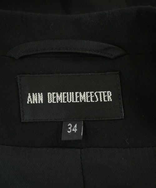 ANN DEMEULEMEESTER（アンドゥムルメステール）テーラードジャケット 黒 サイズ:34(XXS位) レディース/2200665687044