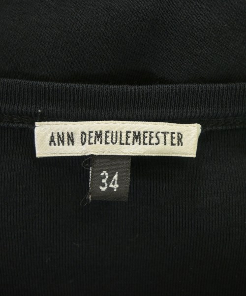 ANN DEMEULEMEESTER（アンドゥムルメステール）Tシャツ・カットソー 黒 サイズ:34(XXS位) レディース/2200669829082