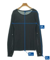 ANN DEMEULEMEESTER（アンドゥムルメステール）Tシャツ・カットソー 黒 サイズ:34(XXS位) レディース/2200669829082