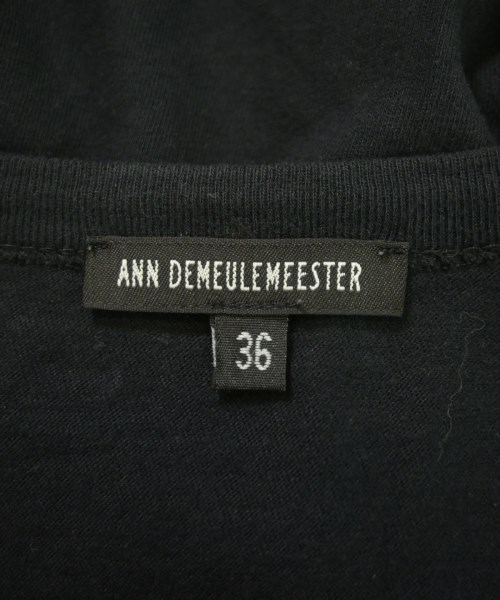 ANN DEMEULEMEESTER（アンドゥムルメステール）Tシャツ・カットソー 黒 サイズ:36(XS位) レディース/2200669829099
