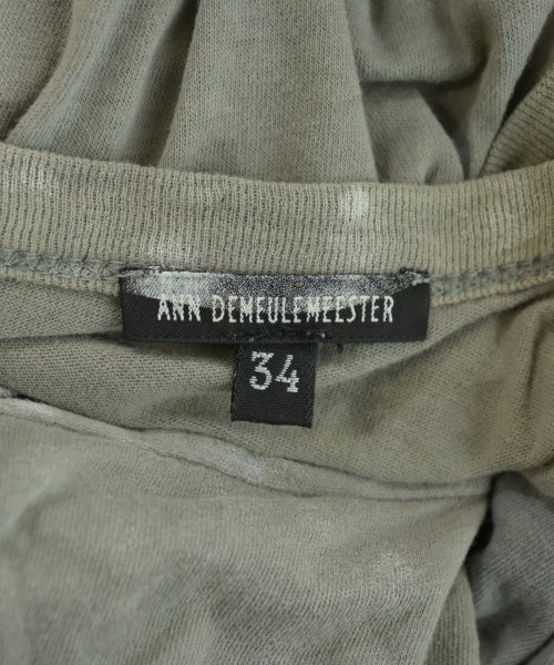 ANN DEMEULEMEESTER（アンドゥムルメステール）Tシャツ・カットソー グレー サイズ:34(XS位) レディース/2200669829105
