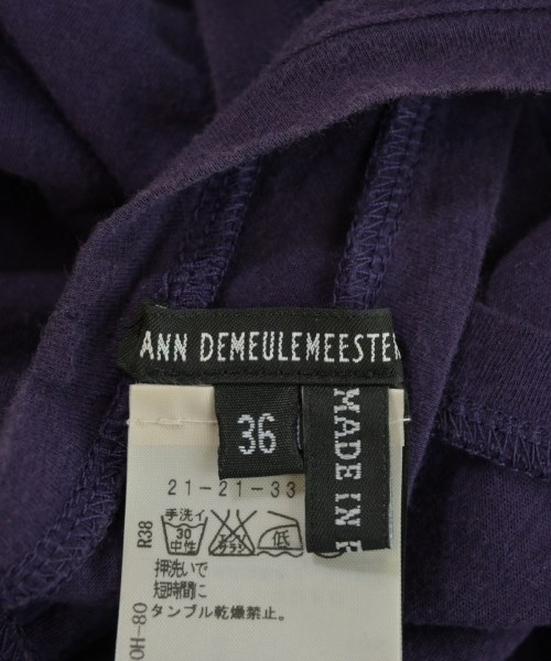 ANN DEMEULEMEESTER（アンドゥムルメステール）Tシャツ・カットソー 紫 サイズ:36(S位) レディース/2200669829129