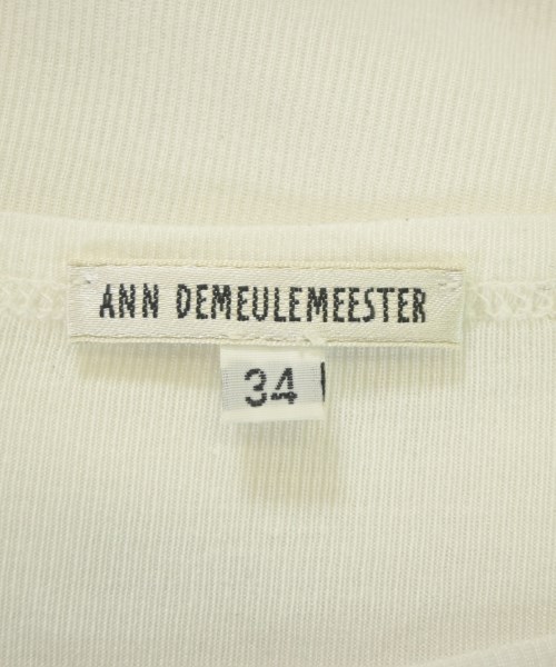 ANN DEMEULEMEESTER（アンドゥムルメステール）Tシャツ・カットソー 白 サイズ:34(XXS位) レディース/2200668506045