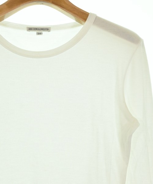 ANN DEMEULEMEESTER（アンドゥムルメステール）Tシャツ・カットソー 白 サイズ:34(XXS位) レディース/2200668506045