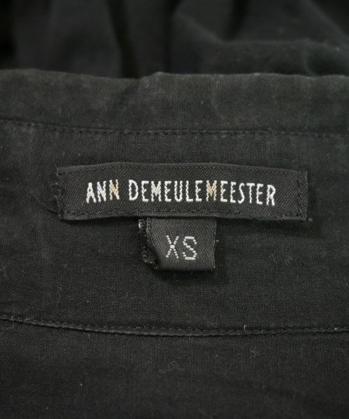 ANN DEMEULEMEESTER（アンドゥムルメステール）カジュアルシャツ 黒 サイズ:XS メンズ/2200730152064