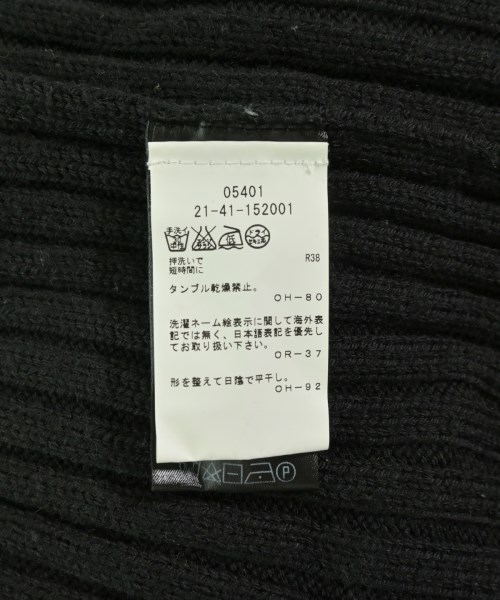 ANN DEMEULEMEESTER（アンドゥムルメステール）ニット・セーター 黒 サイズ:XS メンズ/2200731111039