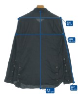ANN DEMEULEMEESTER（アンドゥムルメステール）カジュアルシャツ 黒 サイズ:XXS メンズ/2200722389058