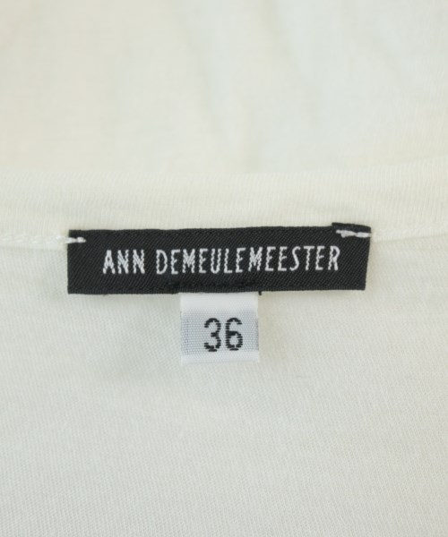 ANN DEMEULEMEESTER（アンドゥムルメステール）Tシャツ・カットソー 白 サイズ:36(XS位) レディース/2200723495024