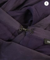 ANN DEMEULEMEESTER（アンドゥムルメステール）ワンピース 紫 サイズ:36(XS位) レディース/2200691070292
