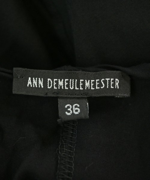 ANN DEMEULEMEESTER（アンドゥムルメステール）カジュアルシャツ 黒 サイズ:36(XS位) レディース/2200689124846