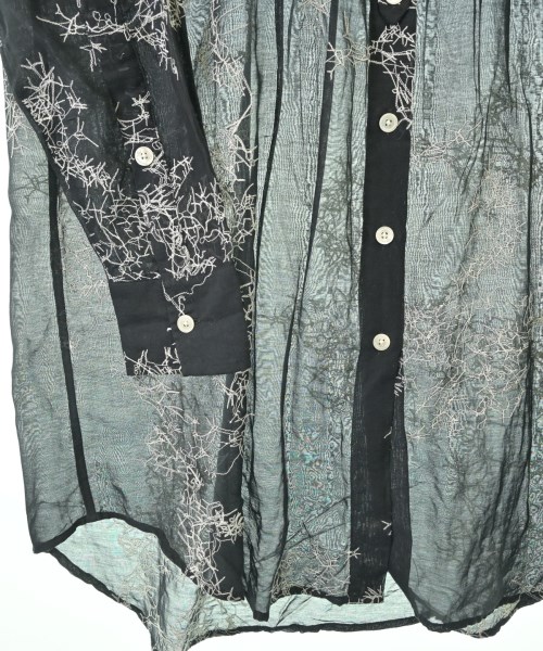 ANN DEMEULEMEESTER（アンドゥムルメステール）カジュアルシャツ 黒 サイズ:36(XS位) レディース/2200689124921