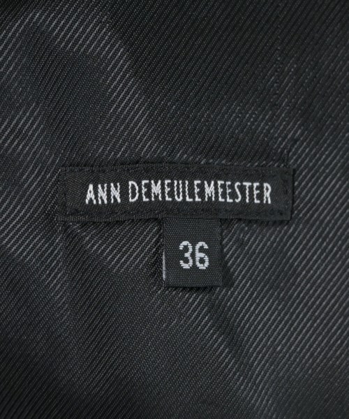 ANN DEMEULEMEESTER（アンドゥムルメステール）ベスト 黒 サイズ:36(XS位) レディース/2200689124938
