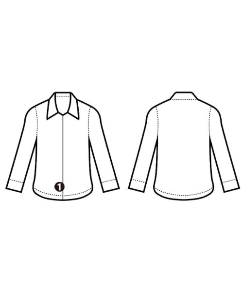 ANN DEMEULEMEESTER（アンドゥムルメステール）カジュアルシャツ 白 サイズ:36(XS位) レディース/2200691081588