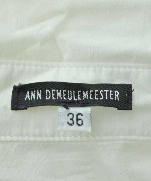 ANN DEMEULEMEESTER（アンドゥムルメステール）カジュアルシャツ 白 サイズ:36(XS位) レディース/2200691081588