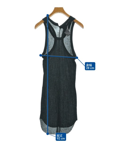 ANN DEMEULEMEESTER（アンドゥムルメステール）タンクトップ 黒 サイズ:38(S位) レディース/2200691464305