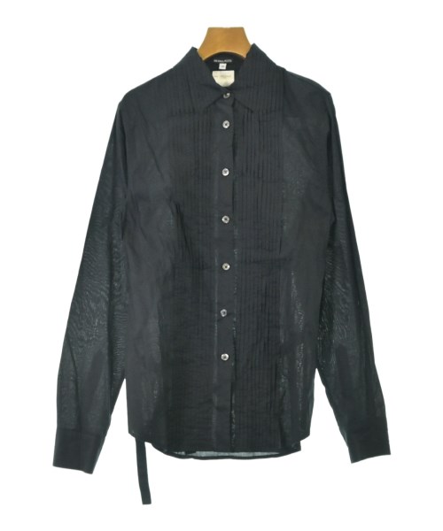 ANN DEMEULEMEESTER(アンドゥムルメステール)カジュアルシャツ 紺 サイズ:36(XS位)/2200691464473