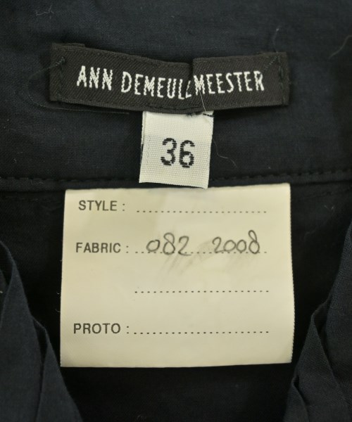 ANN DEMEULEMEESTER（アンドゥムルメステール）カジュアルシャツ 紺 サイズ:36(XS位) レディース/2200691464473