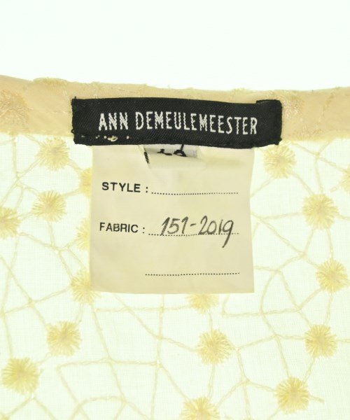 ANN DEMEULEMEESTER（アンドゥムルメステール）カジュアルシャツ 白 サイズ:40(M位) レディース/2200691464565