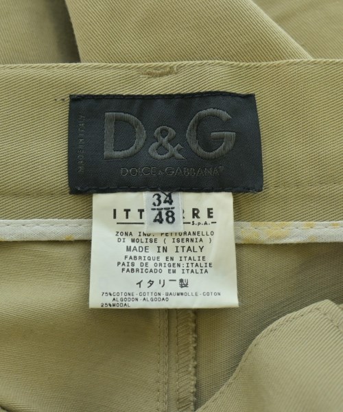 D&G（ディー＆ジー）チノパン ベージュ サイズ:48(L位) メンズ/2200634756115