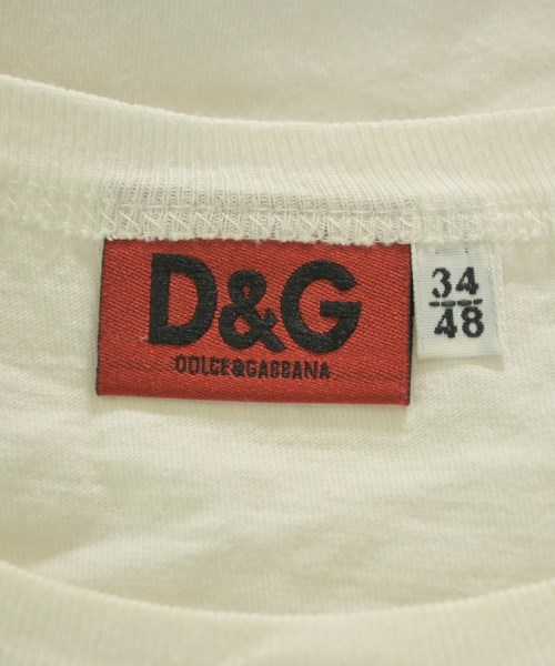 D&G（ディー＆ジー）Tシャツ・カットソー 白 サイズ:48(L位) メンズ/2200594329015