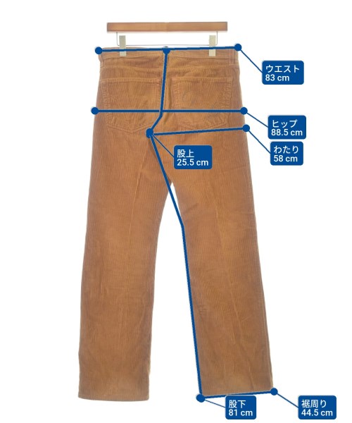 D&G（ディー＆ジー）その他 茶 サイズ:32(L位) メンズ/2200642324108