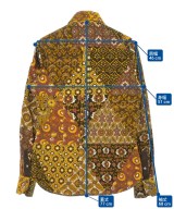 D&G（ディー＆ジー）カジュアルシャツ 茶 サイズ:48(L位) メンズ/2200621678017