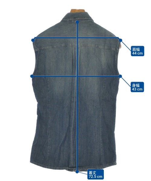 D&G（ディー＆ジー）カジュアルシャツ 紺 サイズ:S メンズ/2200625285099