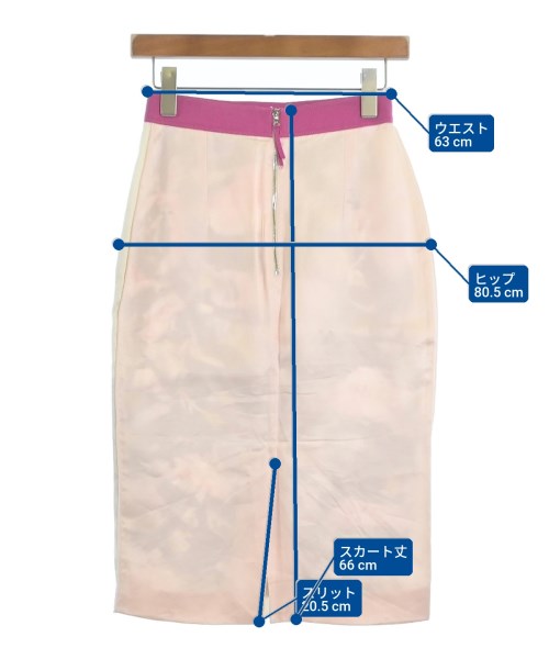 D&G（ディー＆ジー）ひざ丈スカート その他（柄物・カラフル） サイズ:38(S位) レディース/2200670577071