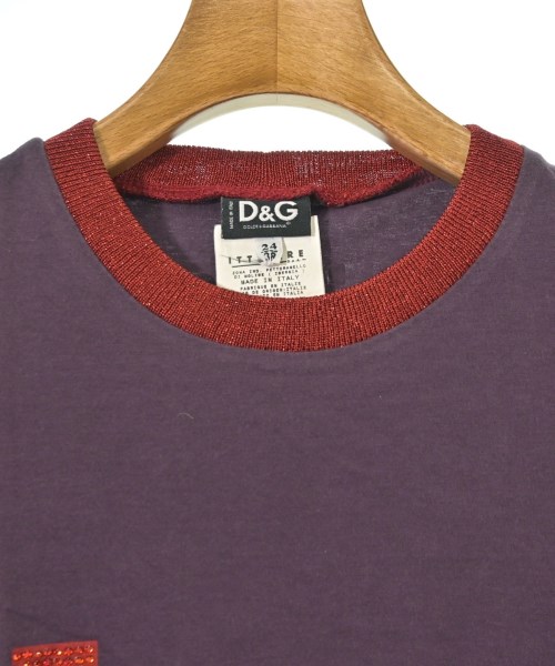 D&G（ディー＆ジー）Tシャツ・カットソー 紫 サイズ:38(S位) レディース/2200701375140