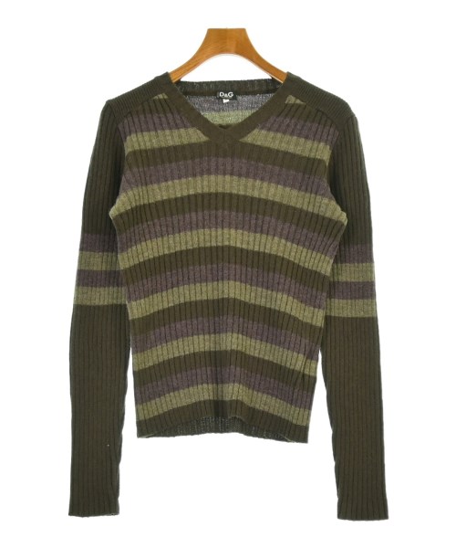 D&G(ディー＆ジー)ニット・セーター 茶 サイズ:S/2200654666036