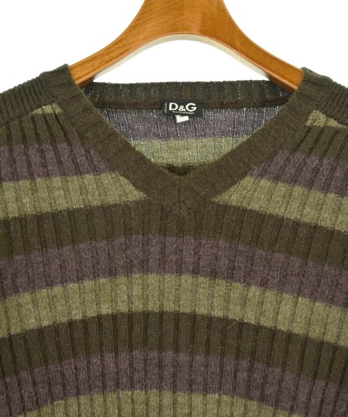 D&G（ディー＆ジー）ニット・セーター 茶 サイズ:S メンズ/2200654666036