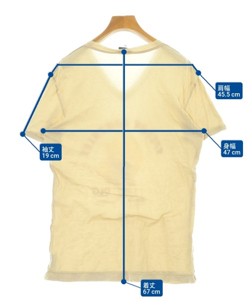 D&G（ディー＆ジー）Tシャツ・カットソー ベージュ サイズ:L レディース/2200655485025