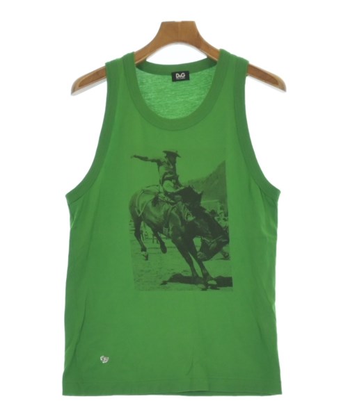D&G(ディー＆ジー)タンクトップ 緑 サイズ:46(M位)/2200653093147
