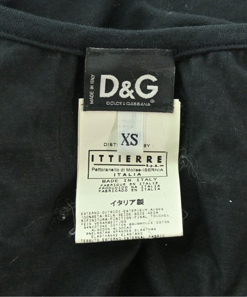 D&G（ディー＆ジー）Tシャツ・カットソー 黒 サイズ:XS レディース/2200659155306
