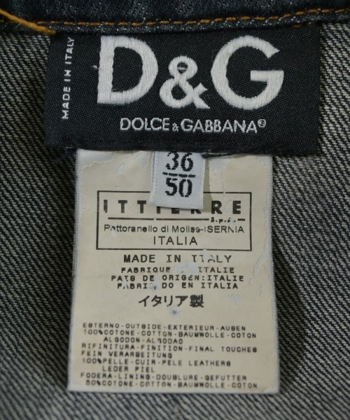 D&G（ディー＆ジー）デニムジャケット 紺 サイズ:50(L位) メンズ/2200647583012