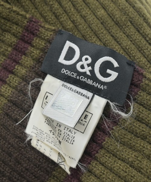 D&G（ディー＆ジー）マフラー カーキ サイズ:- メンズ/2200645617115