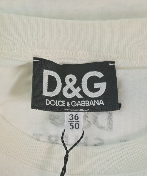 D&G（ディー＆ジー）Tシャツ・カットソー 白 サイズ:50(XL位) メンズ/2200702147869
