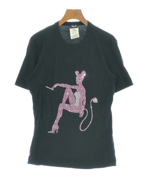 D&G(ディー＆ジー)Tシャツ・カットソー 黒 サイズ:34(XXS位)/2200702332111