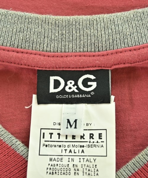 D&G（ディー＆ジー）Tシャツ・カットソー 赤 サイズ:M メンズ/2200677353036
