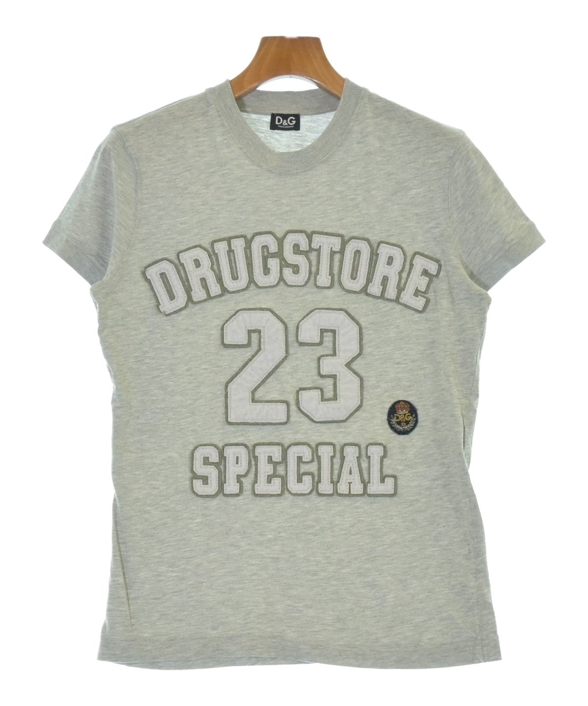 D&G（ディー＆ジー）Tシャツ・カットソー グレー サイズ:L メンズ 