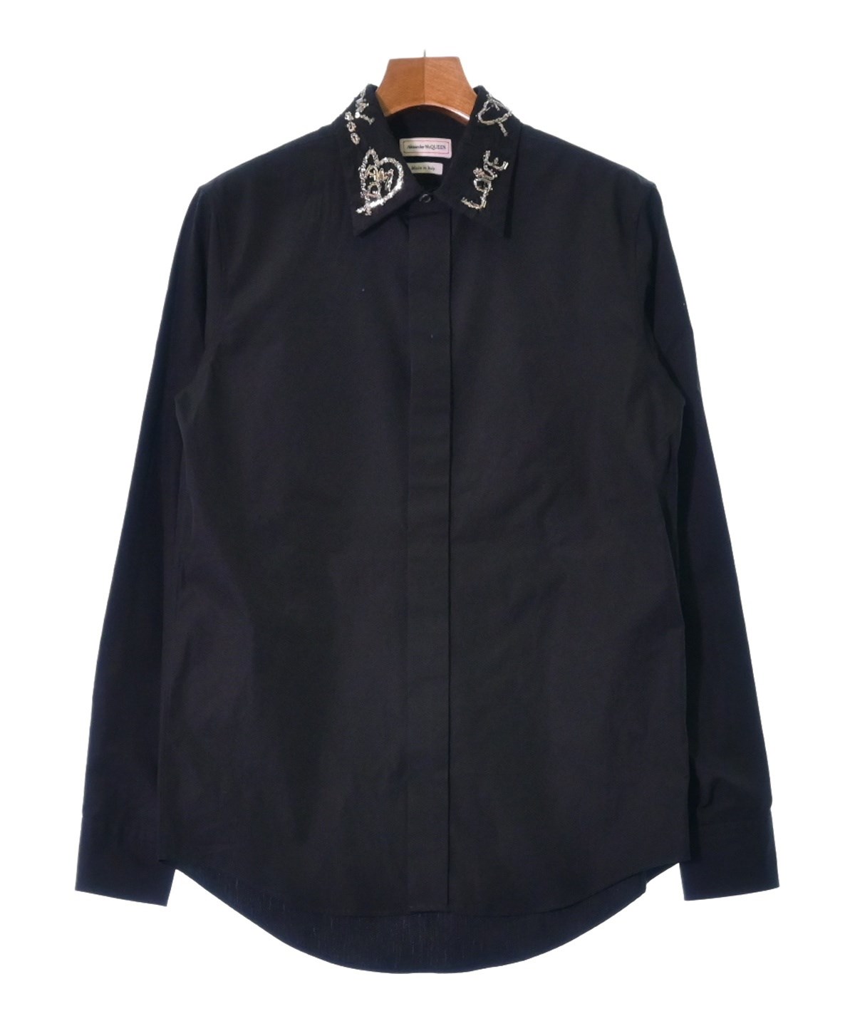 Alexander McQueen 長袖シャツ 黒・白 Alexander McQueen 長袖シャツ 黒・白