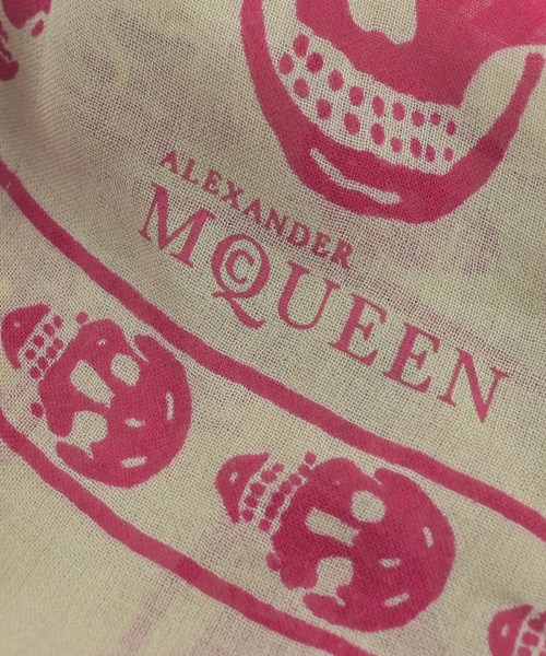 アレキサンダーマックイーンストール希少 ALEXANDER MCQUEEN（アレキサンダーマックイーン）ストール ベージュ