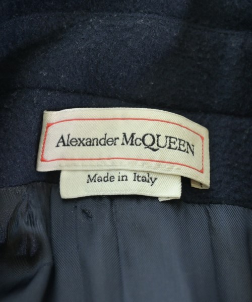 ALEXANDER MCQUEEN（アレキサンダーマックイーン）ピーコート 紺 サイズ:38(S位) レディース/2200621613018