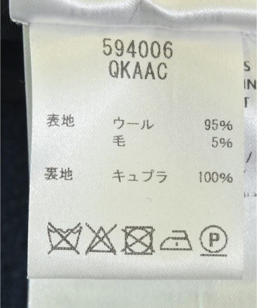 ALEXANDER MCQUEEN（アレキサンダーマックイーン）ピーコート 紺 サイズ:38(S位) レディース/2200621613018
