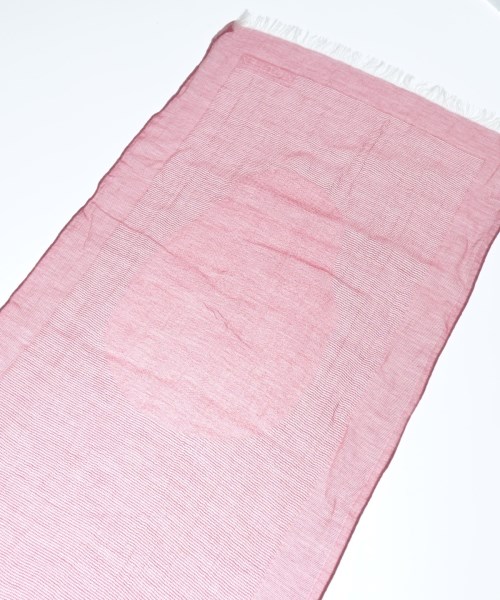 ALEXANDER MCQUEEN（アレキサンダーマックイーン）マフラー 赤 サイズ:- レディース/2200620635578